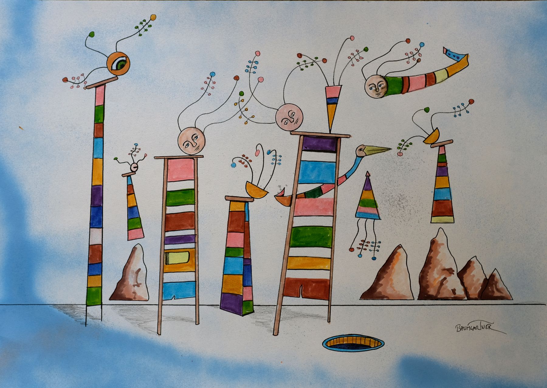 The Meeting by the Floating Mountains