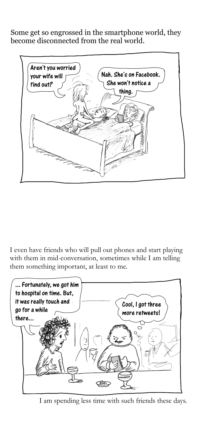 Smartphone blues cartoon story part 2