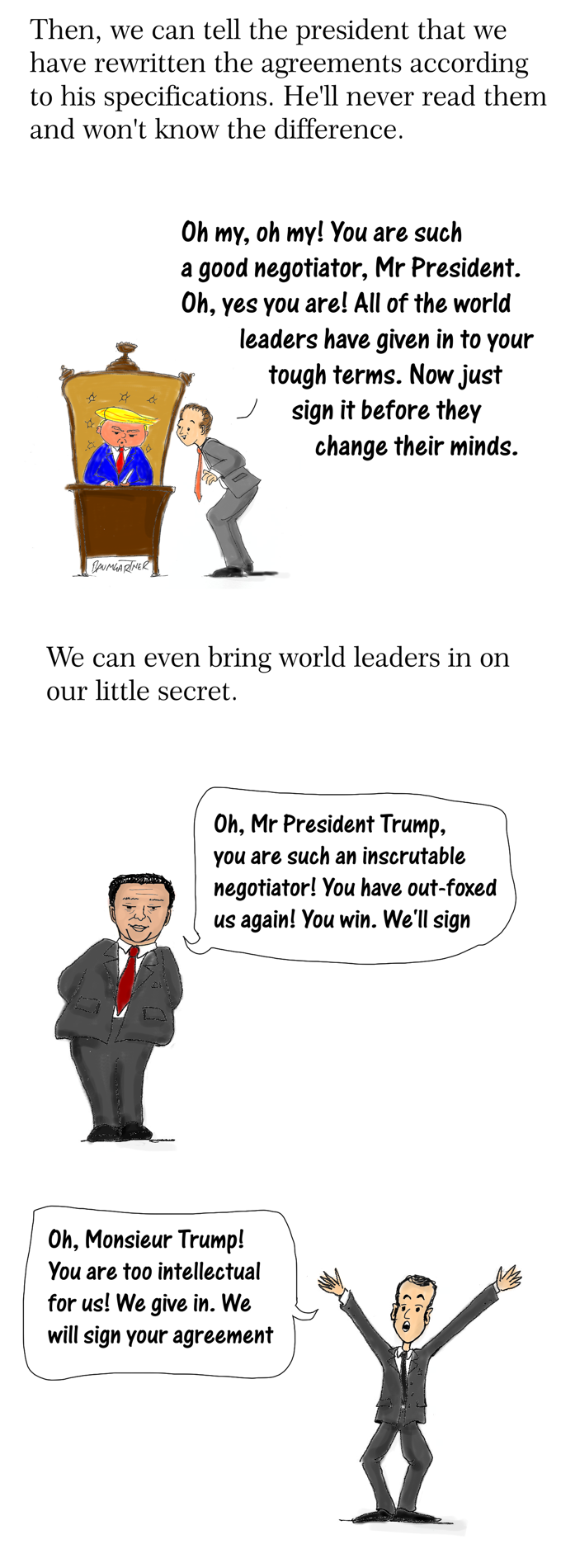 How to trump Trump on international agreements part 2